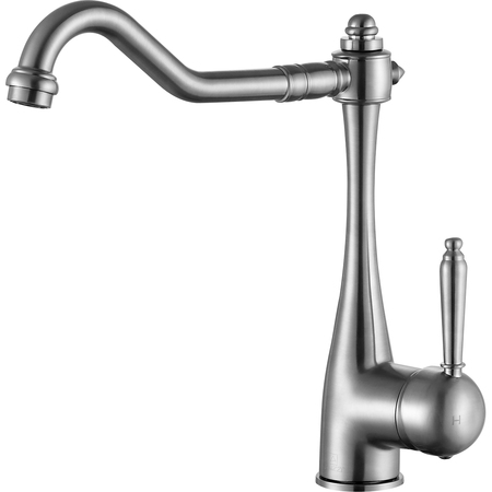 ANZZI Patriarch Single Handle Standard Kitchen Faucet in Brushed Nickel KF-AZ198BN